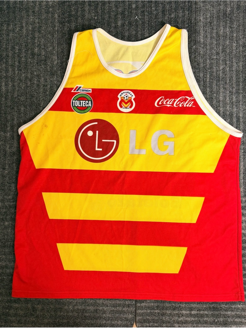 Vintage Monarcas Morelia Training Tank Top Jersey - Size Large